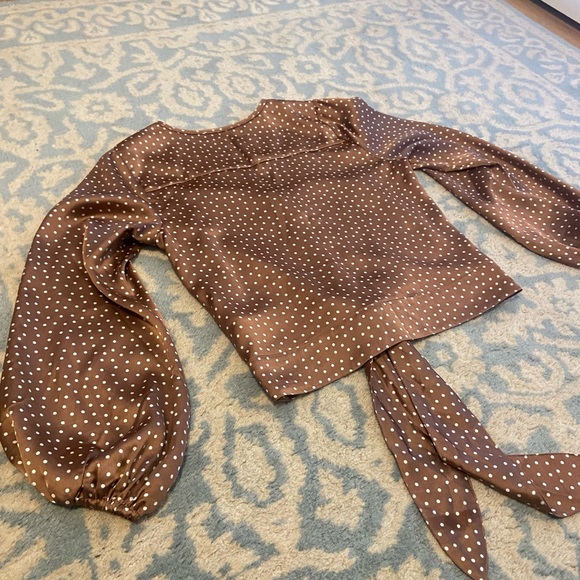 Abercrombie and Fitch Brown Blouse - Picture 8 of 13